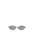Alexander McQueen Gray Metal Sunglasses