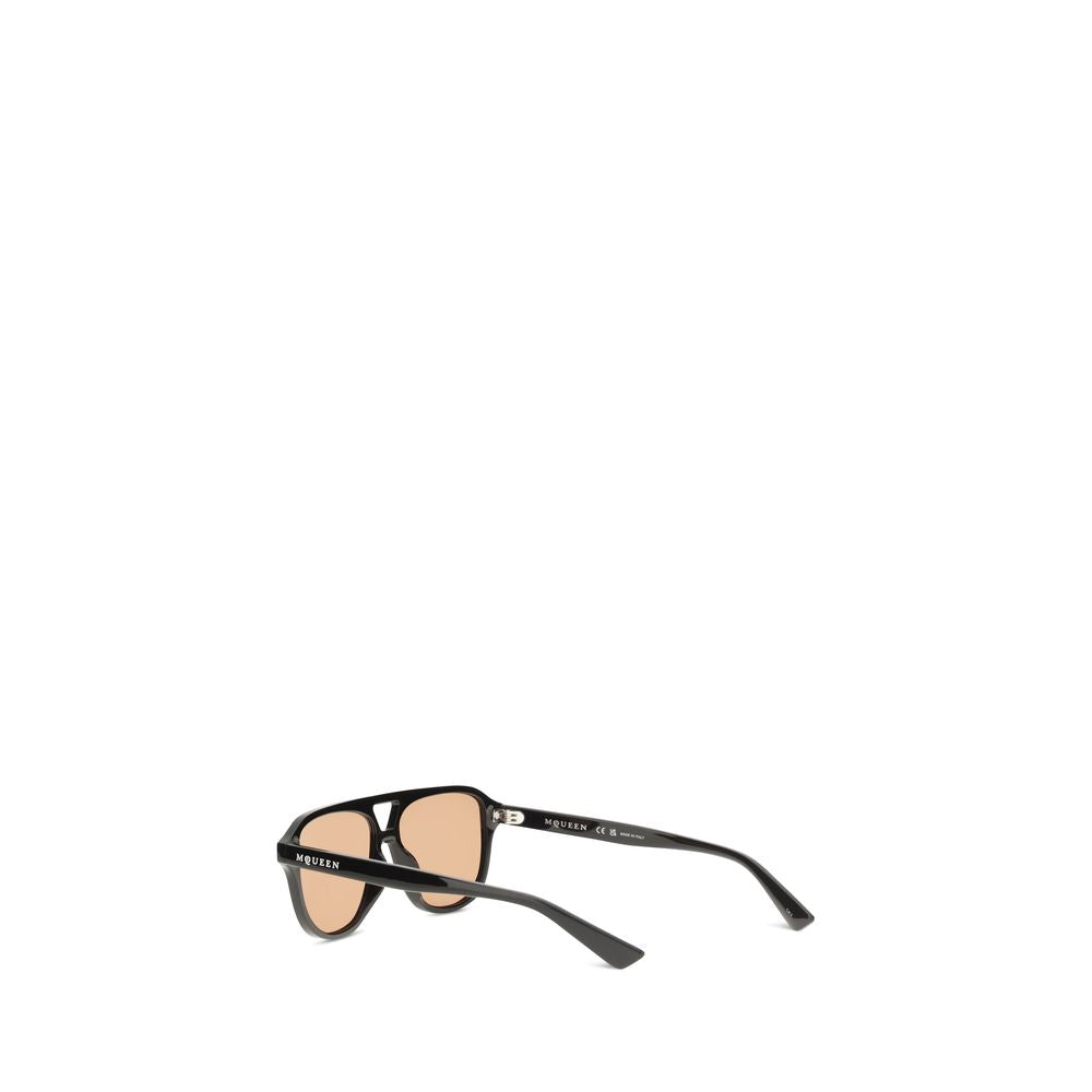 Alexander McQueen Brown Acetate Sunglasses