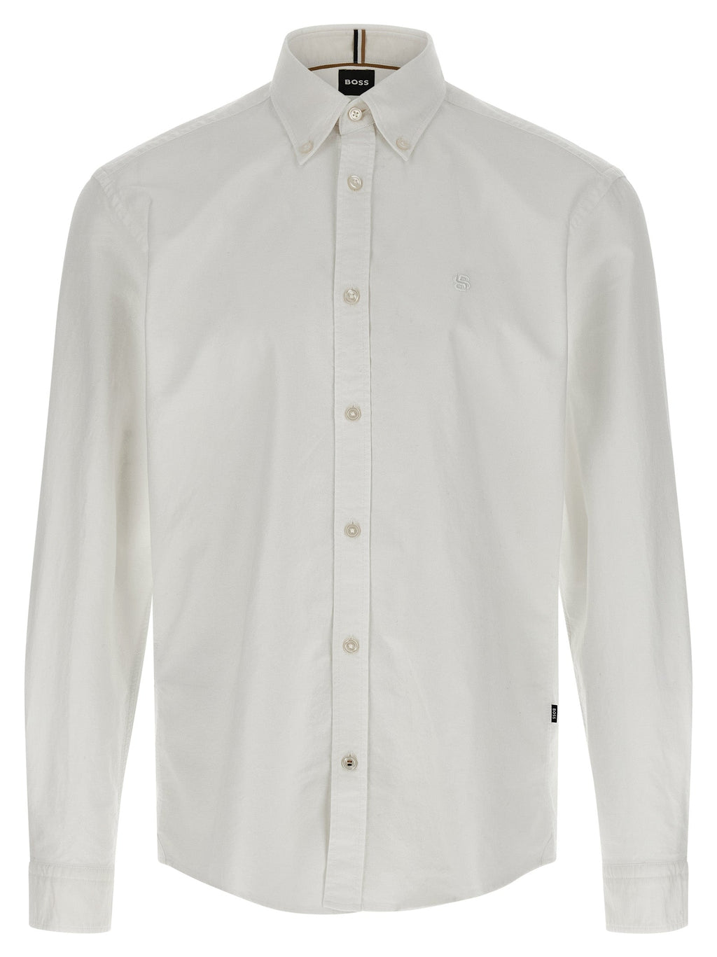 Hugo Boss White Cotton Blouse Hugo Boss