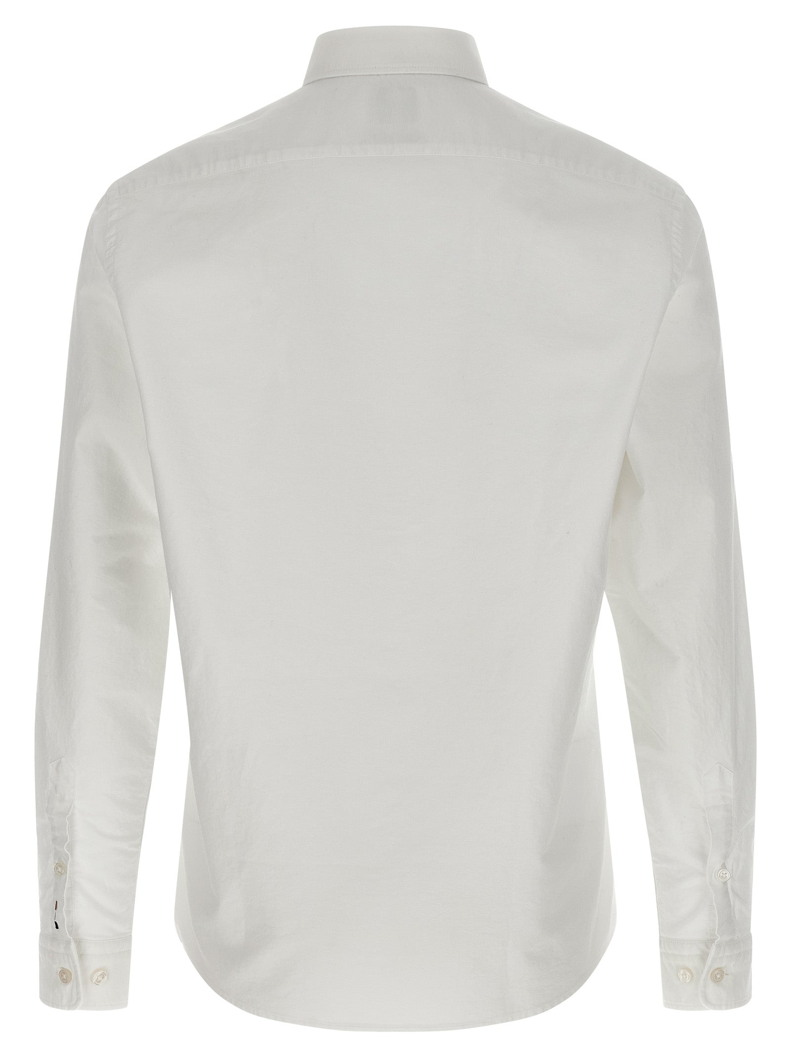 Hugo Boss White Cotton Blouse Hugo Boss