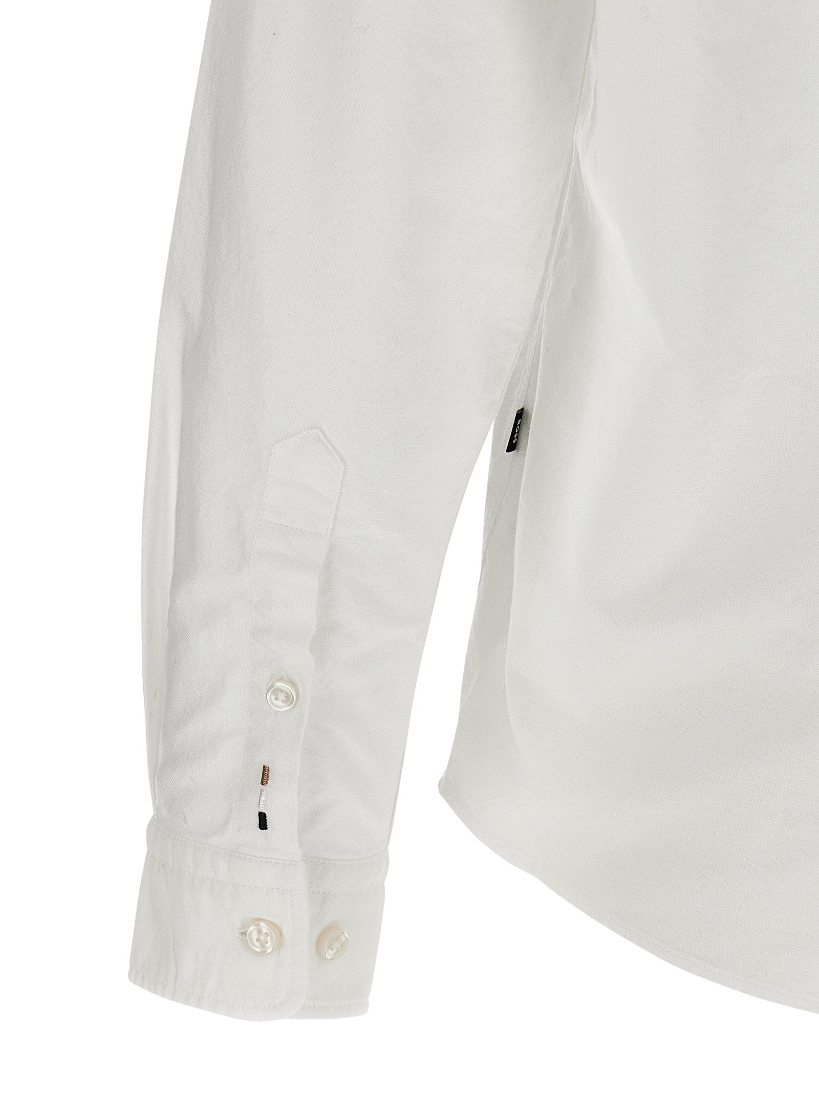 Hugo Boss White Cotton Blouse Hugo Boss
