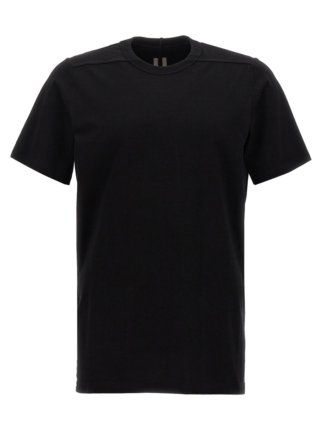 Rick Owens Black Cotton T-Shirt Rick Owens