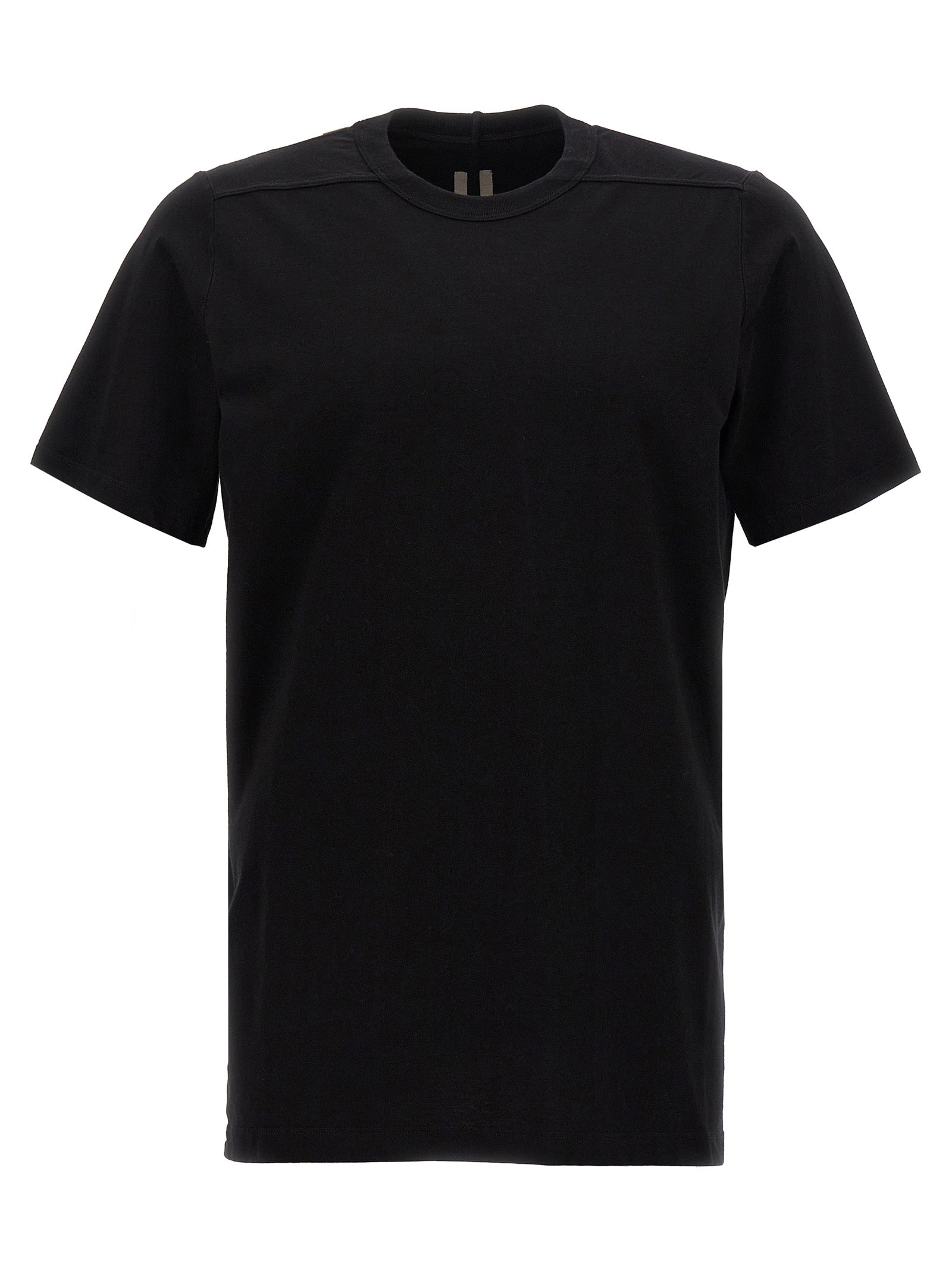 Rick Owens Black Cotton T-Shirt Rick Owens