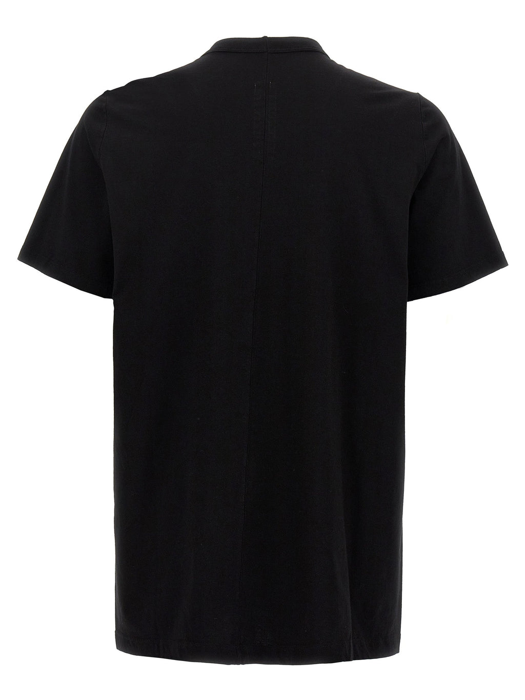 Rick Owens Black Cotton T-Shirt Rick Owens