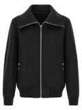 Rick Owens Black Virgin Wool Bomber Rick Owens