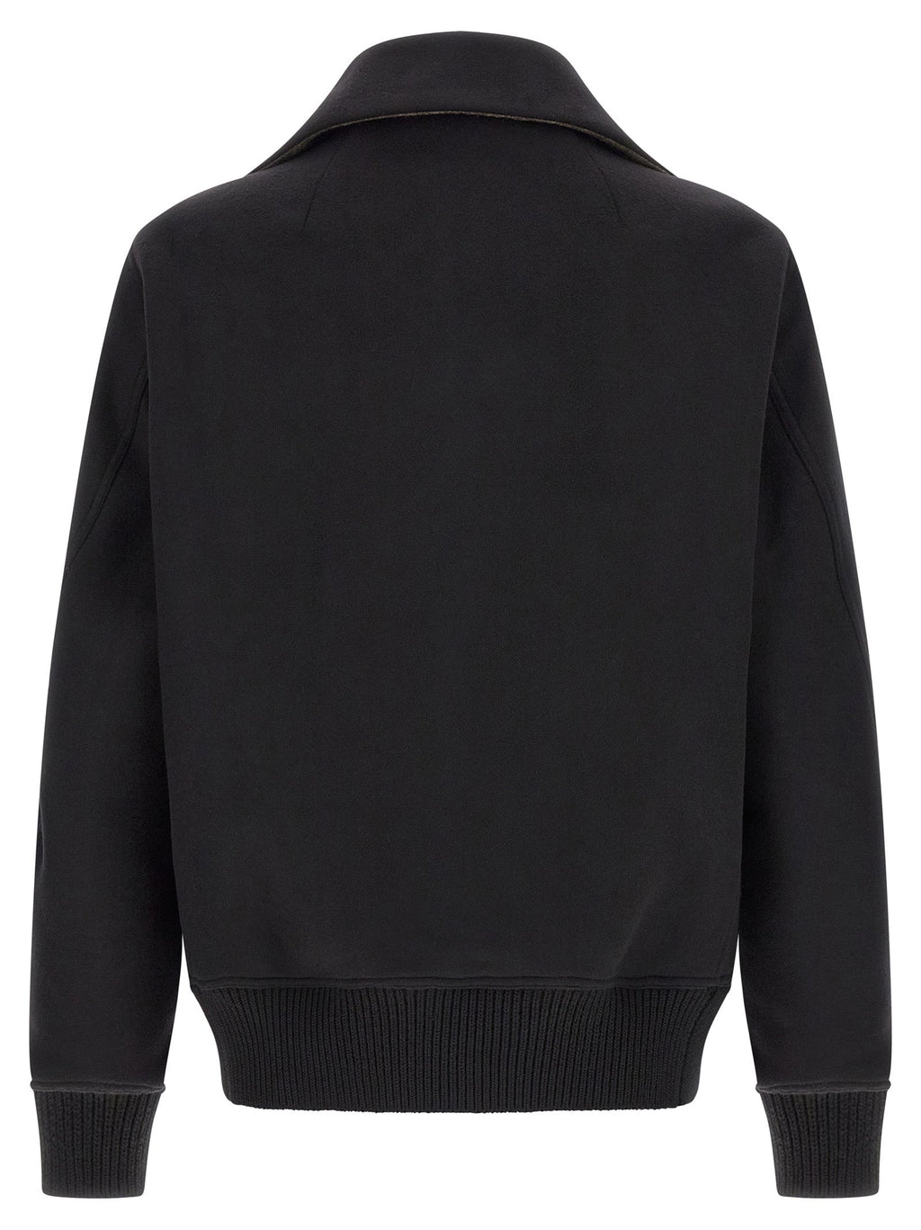 Rick Owens Black Virgin Wool Bomber Rick Owens