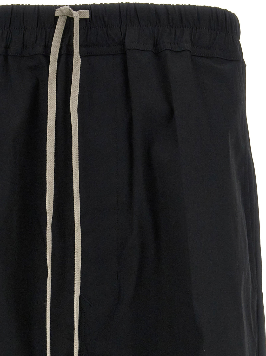 Rick Owens Black Cotton Casual Pants
