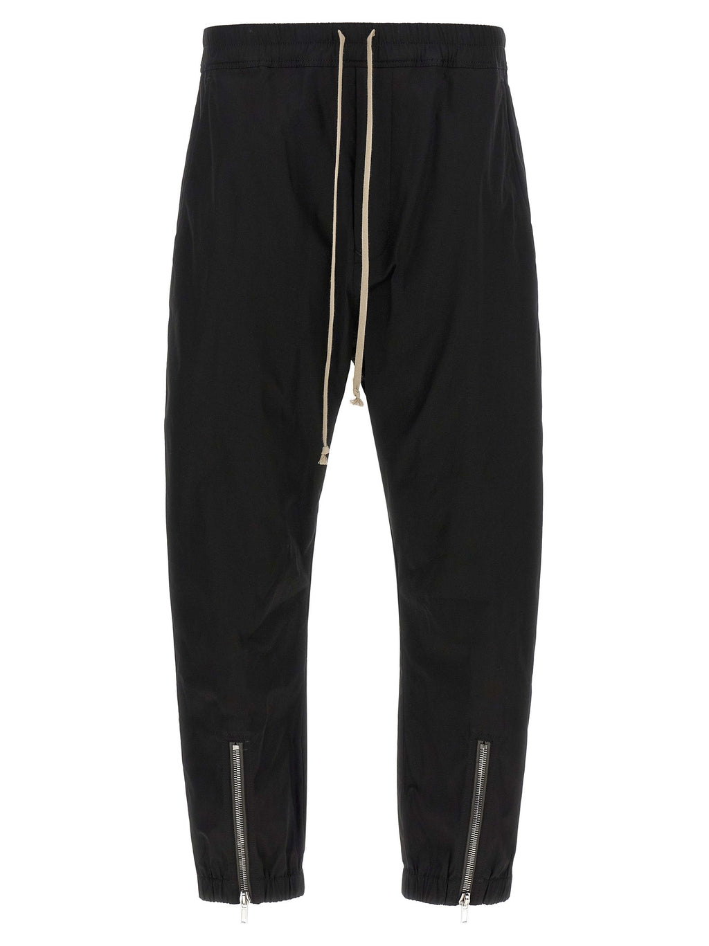Rick Owens Black Cotton Joggers (Workout Pants)