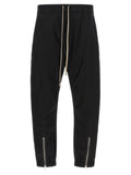 Rick Owens Black Cotton Joggers (Workout Pants)