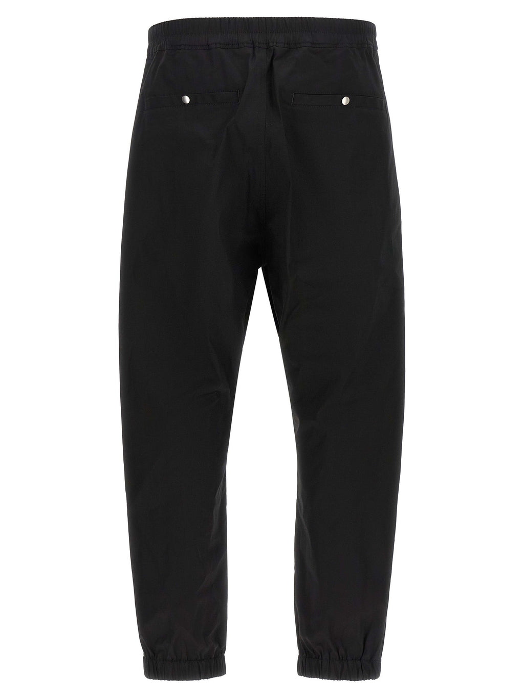 Rick Owens Black Cotton Joggers (Workout Pants)