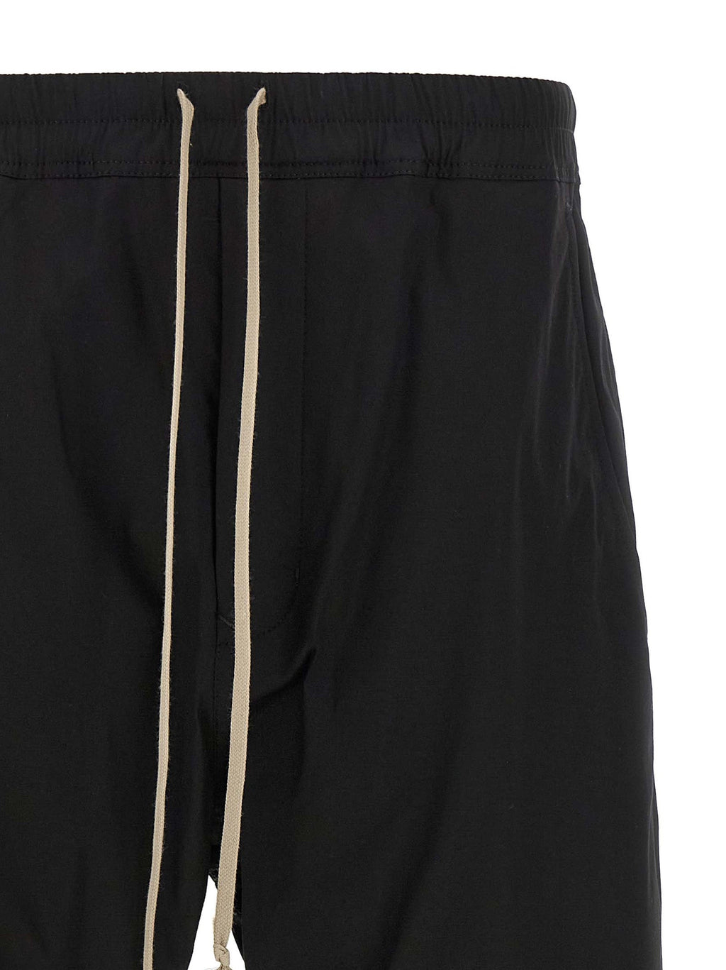 Rick Owens Black Cotton Joggers (Workout Pants)