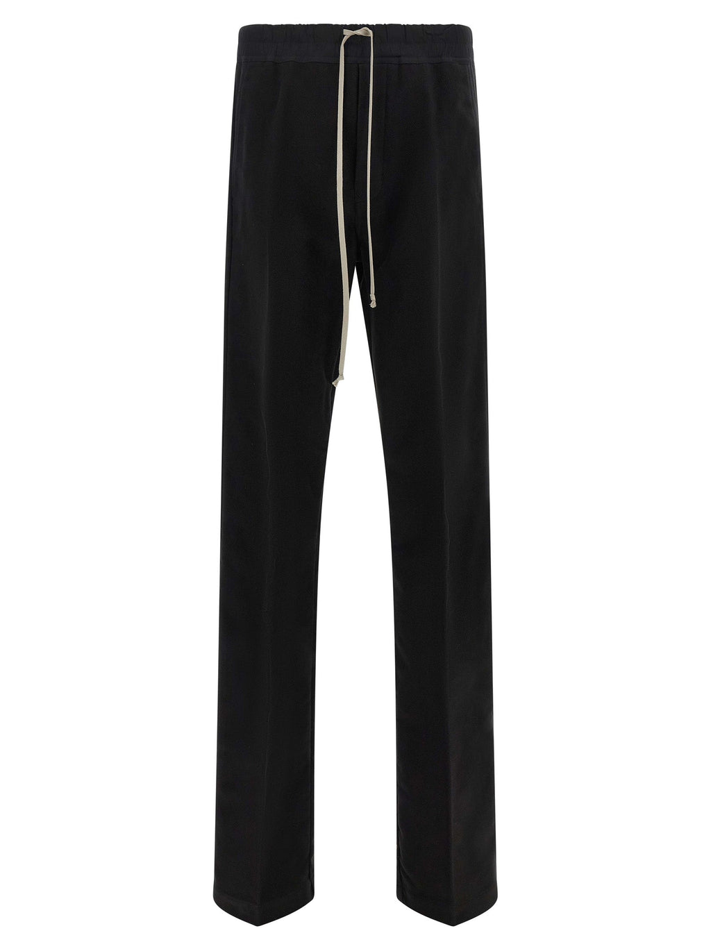 Rick Owens Black Cotton Casual Pants