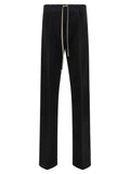 Rick Owens Black Cotton Casual Pants
