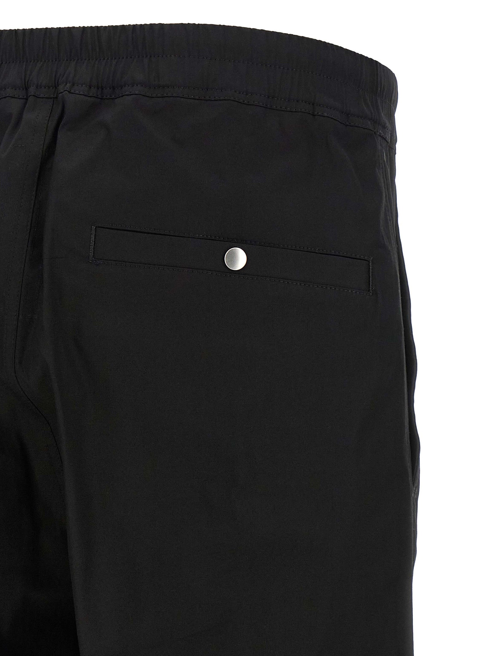 Rick Owens Black Cotton Joggers (Workout Pants)