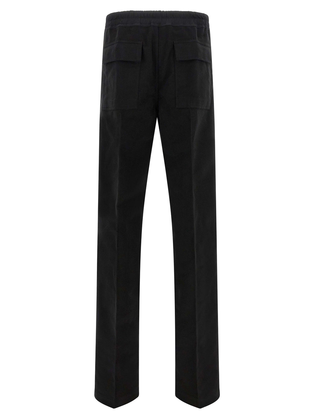Rick Owens Black Cotton Casual Pants
