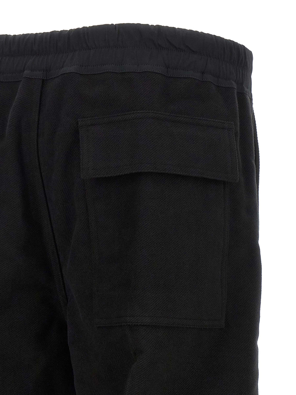 Rick Owens Black Cotton Casual Pants