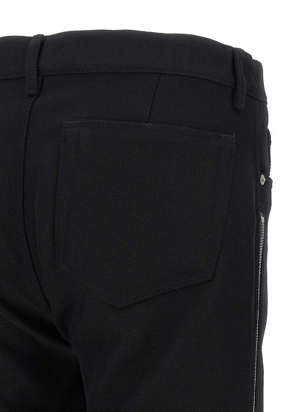 Rick Owens Black Virgin Wool Pants