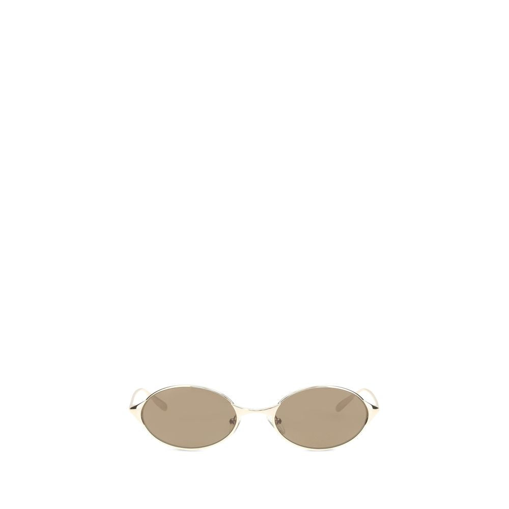 Alexander McQueen Gold Metal Sunglasses