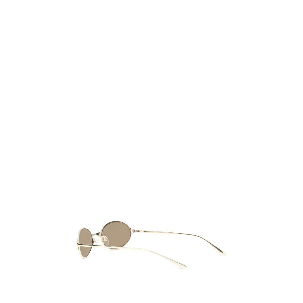 Alexander McQueen Gold Metal Sunglasses
