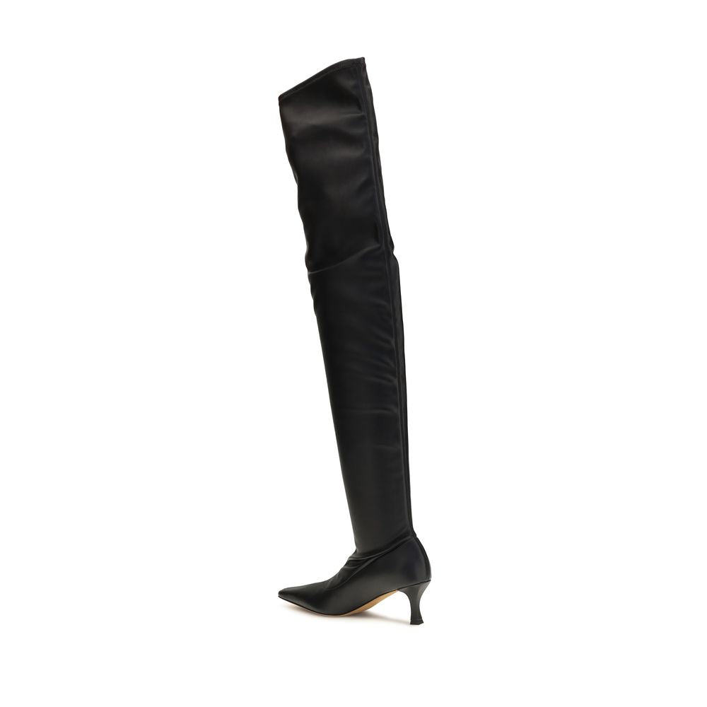 Proenza Schouler Black Polyurethane Over The Knee Proenza Schouler