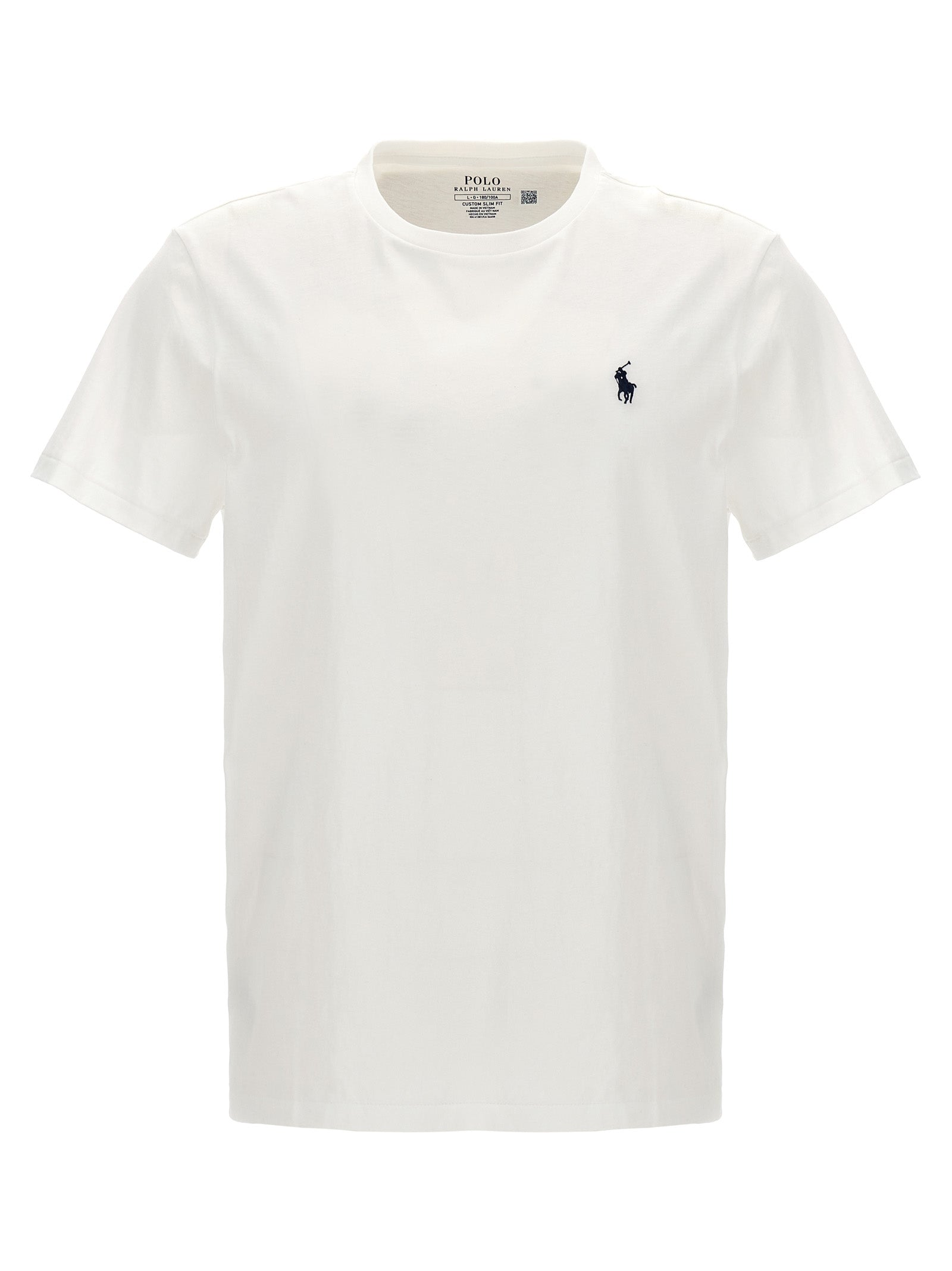 Polo Ralph Lauren White Cotton T-Shirt Polo Ralph Lauren