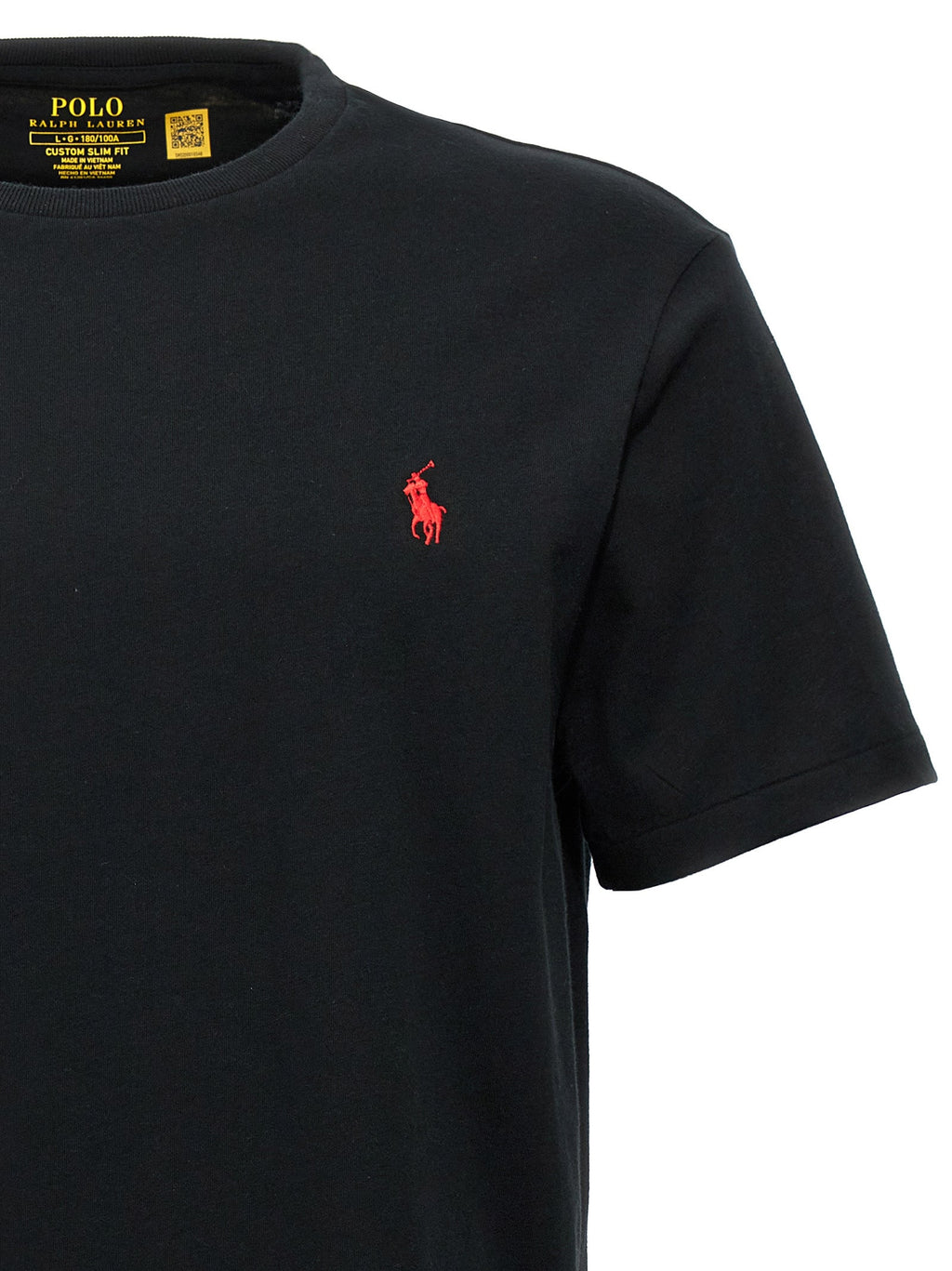 Polo Ralph Lauren Black Cotton T-Shirt