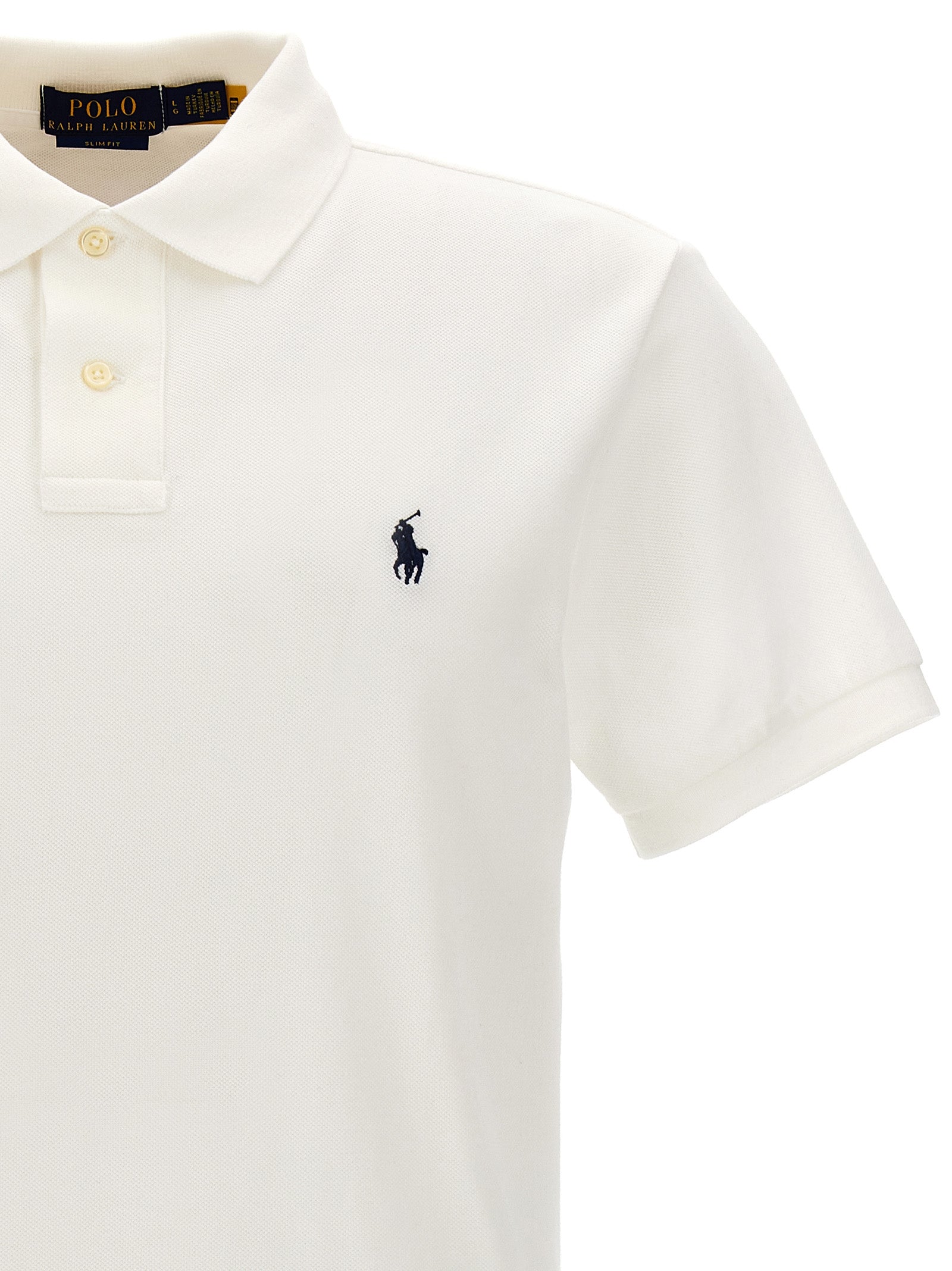 Polo Ralph Lauren White Cotton Polo Shirt Polo Ralph Lauren