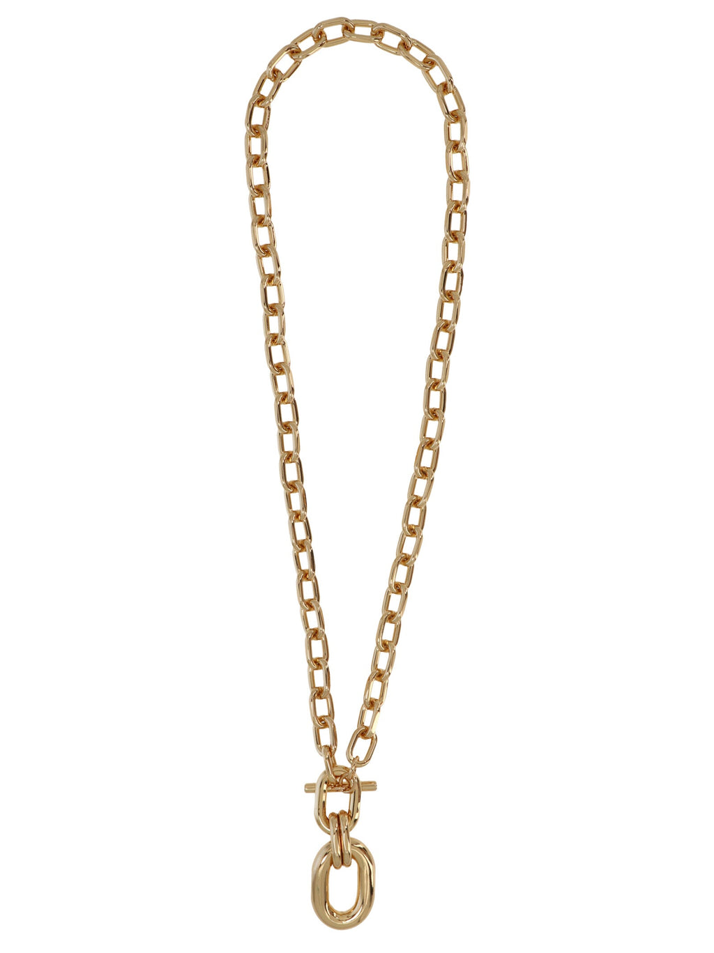 Paco Rabanne Gold Aluminum Necklace Paco Rabanne