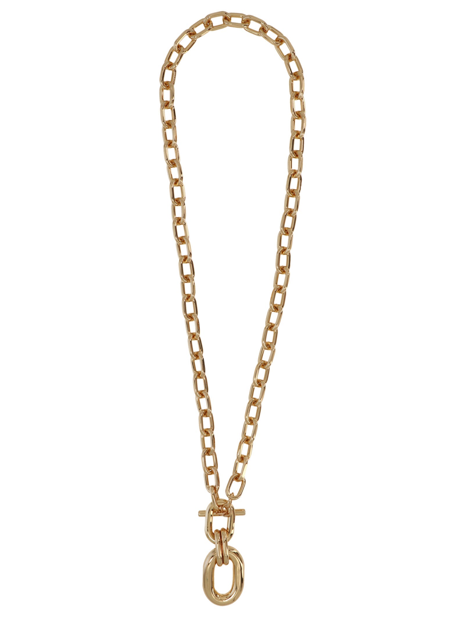 Paco Rabanne Gold Aluminum Necklace Paco Rabanne