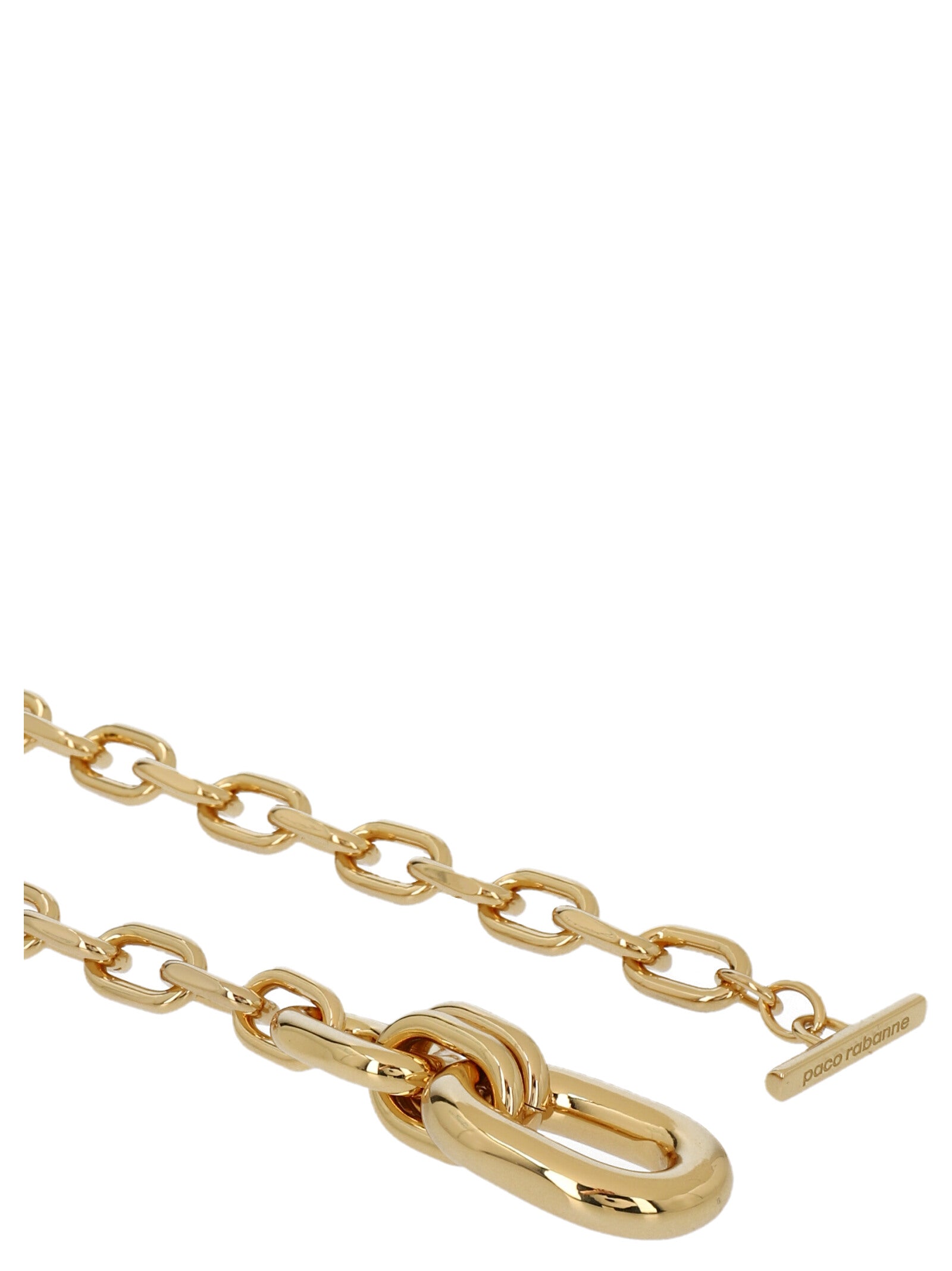 Paco Rabanne Gold Aluminum Necklace Paco Rabanne