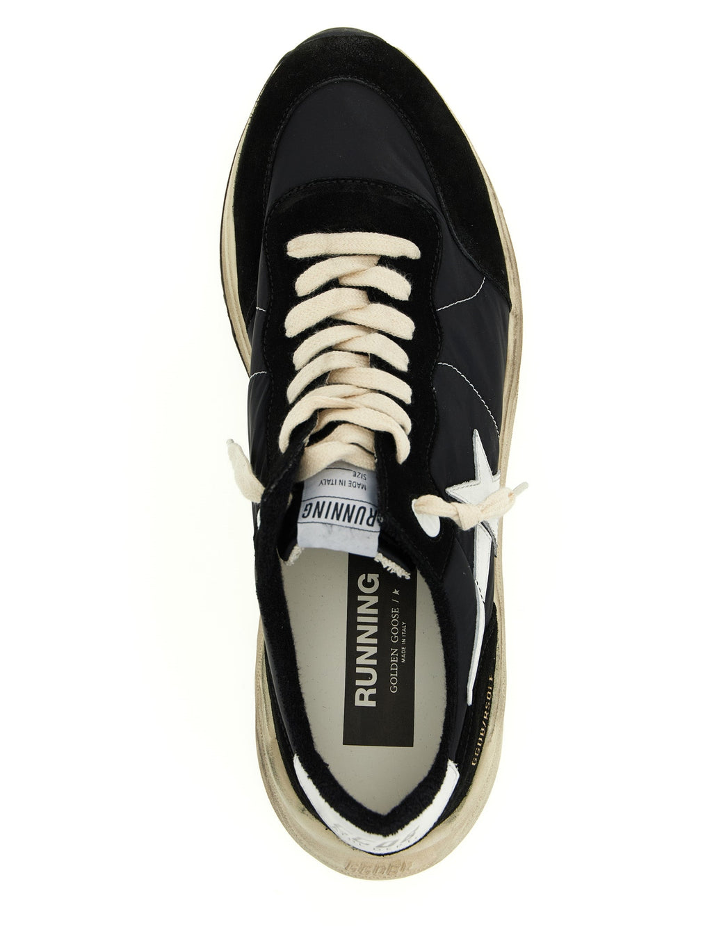 Golden Goose Bicolor Polyester Athletic Sneakers
