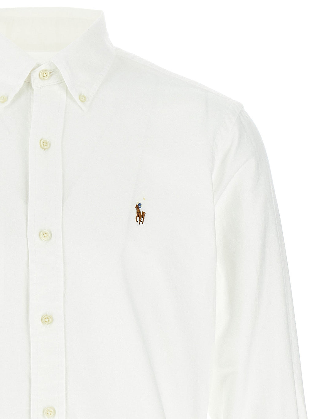 Polo Ralph Lauren White Cotton Blouse