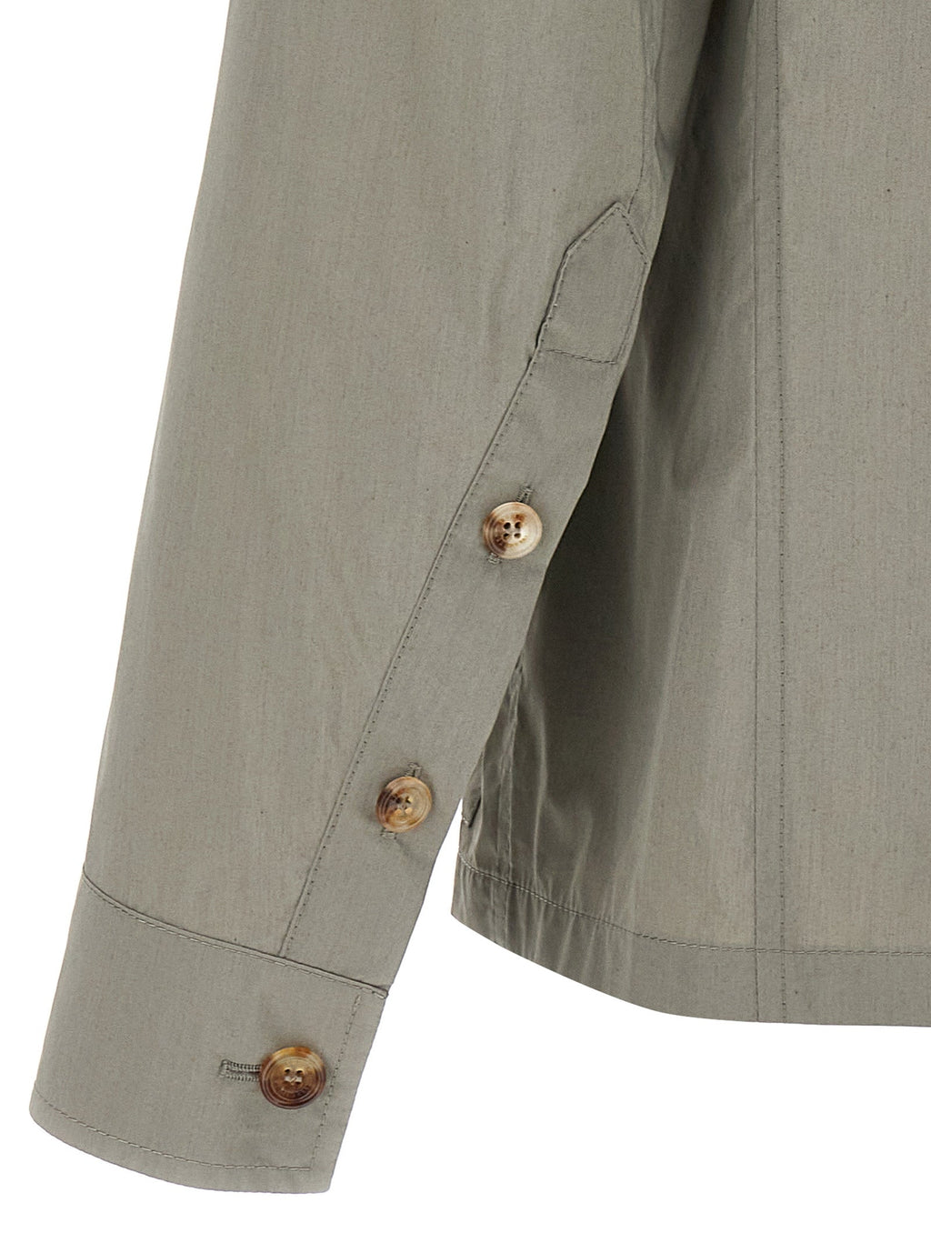 Brunello Cucinelli Bicolor Cotton Shell Jacket