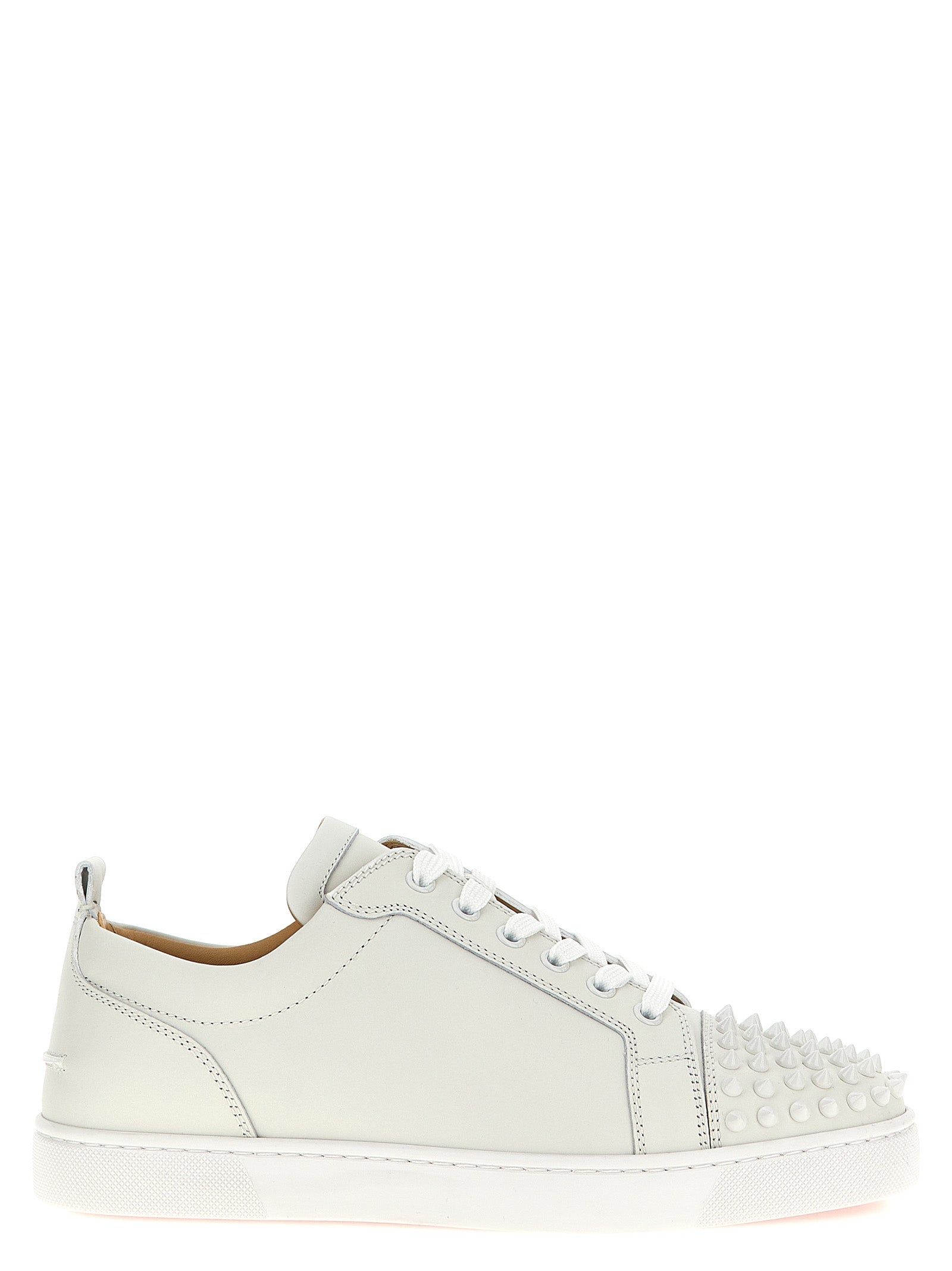 Christian Louboutin White Calfskin Low Top Sneakers