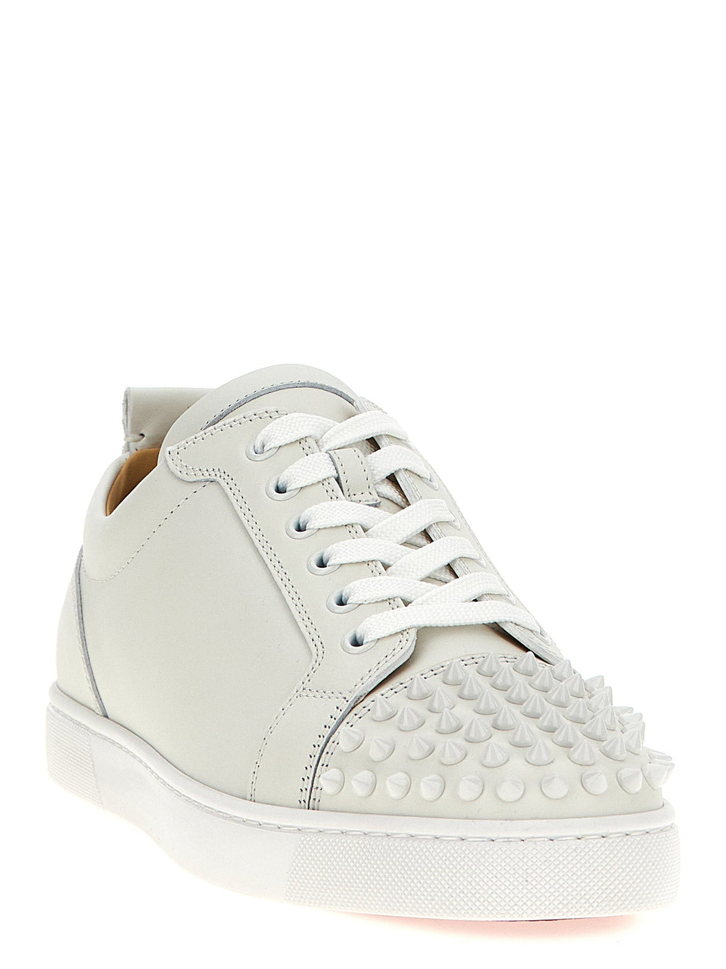 Christian Louboutin White Calfskin Low Top Sneakers