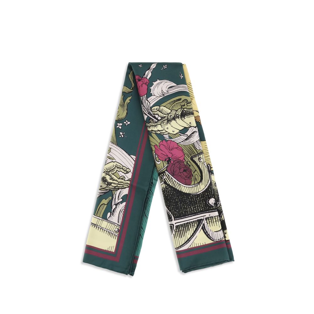 Burberry Bicolor Silk Scarf