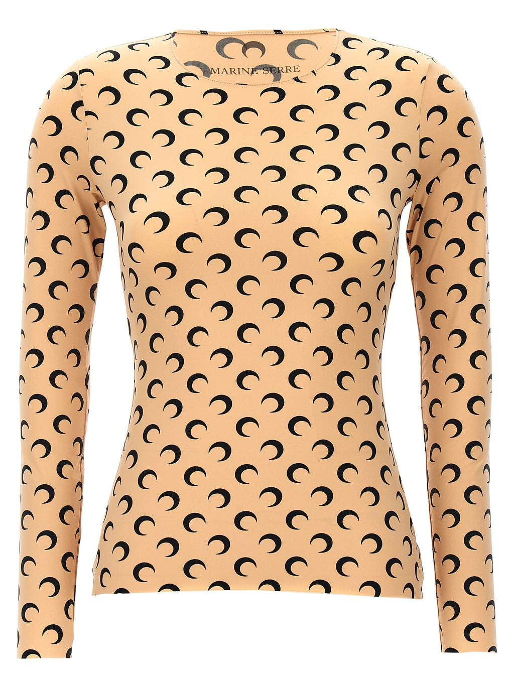 Marine Serre Beige Polyamide Pattern Shirt
