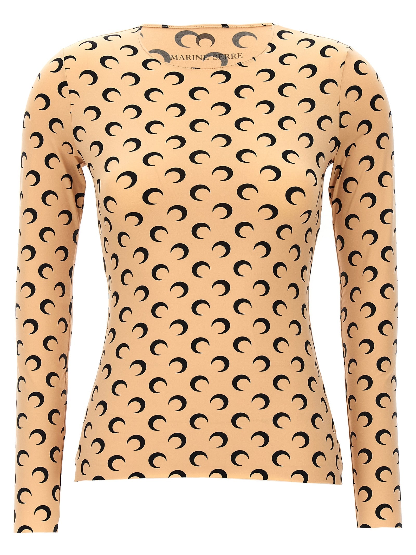 Marine Serre Beige Polyamide Pattern Shirt