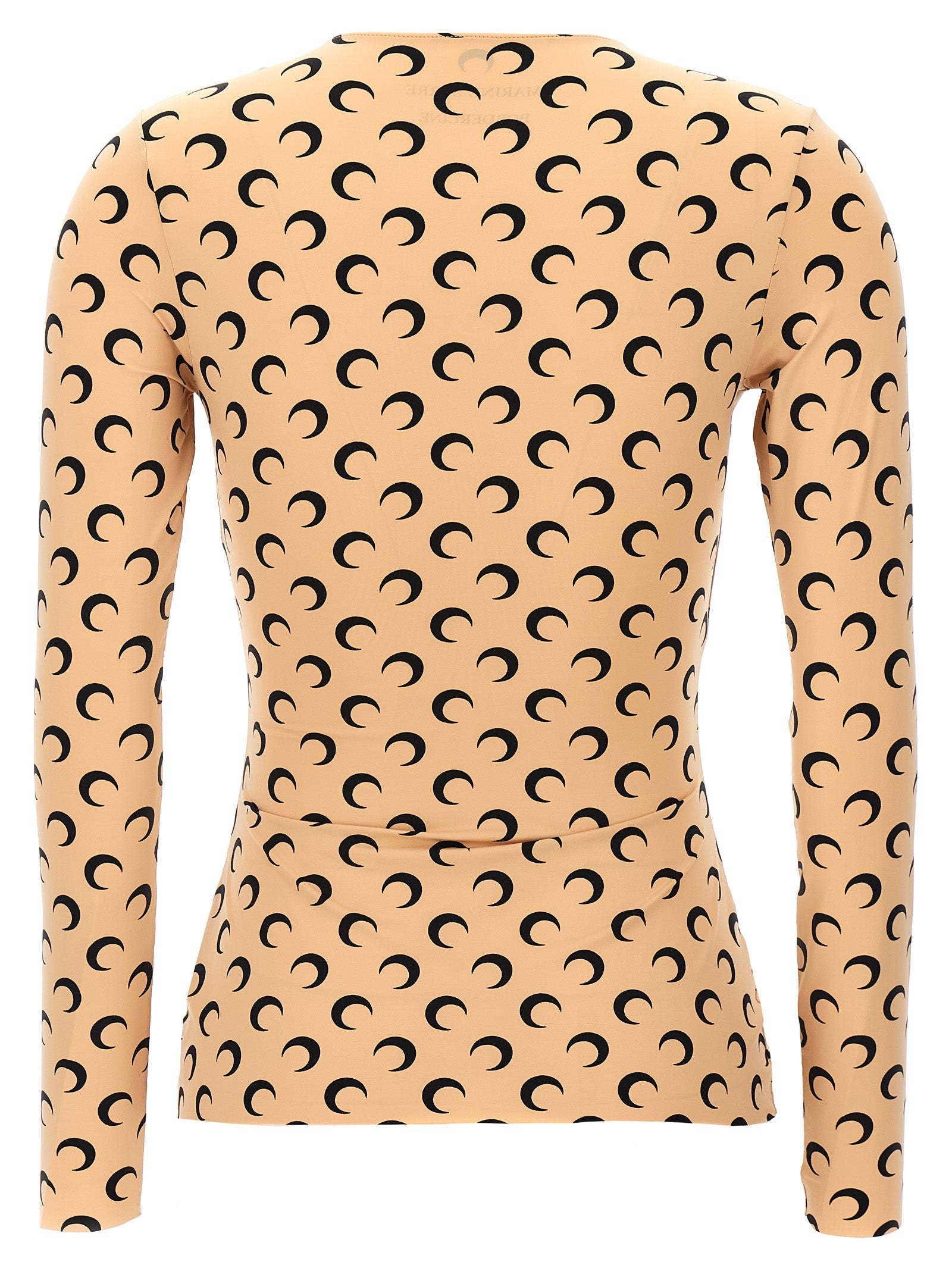 Marine Serre Beige Polyamide Pattern Shirt