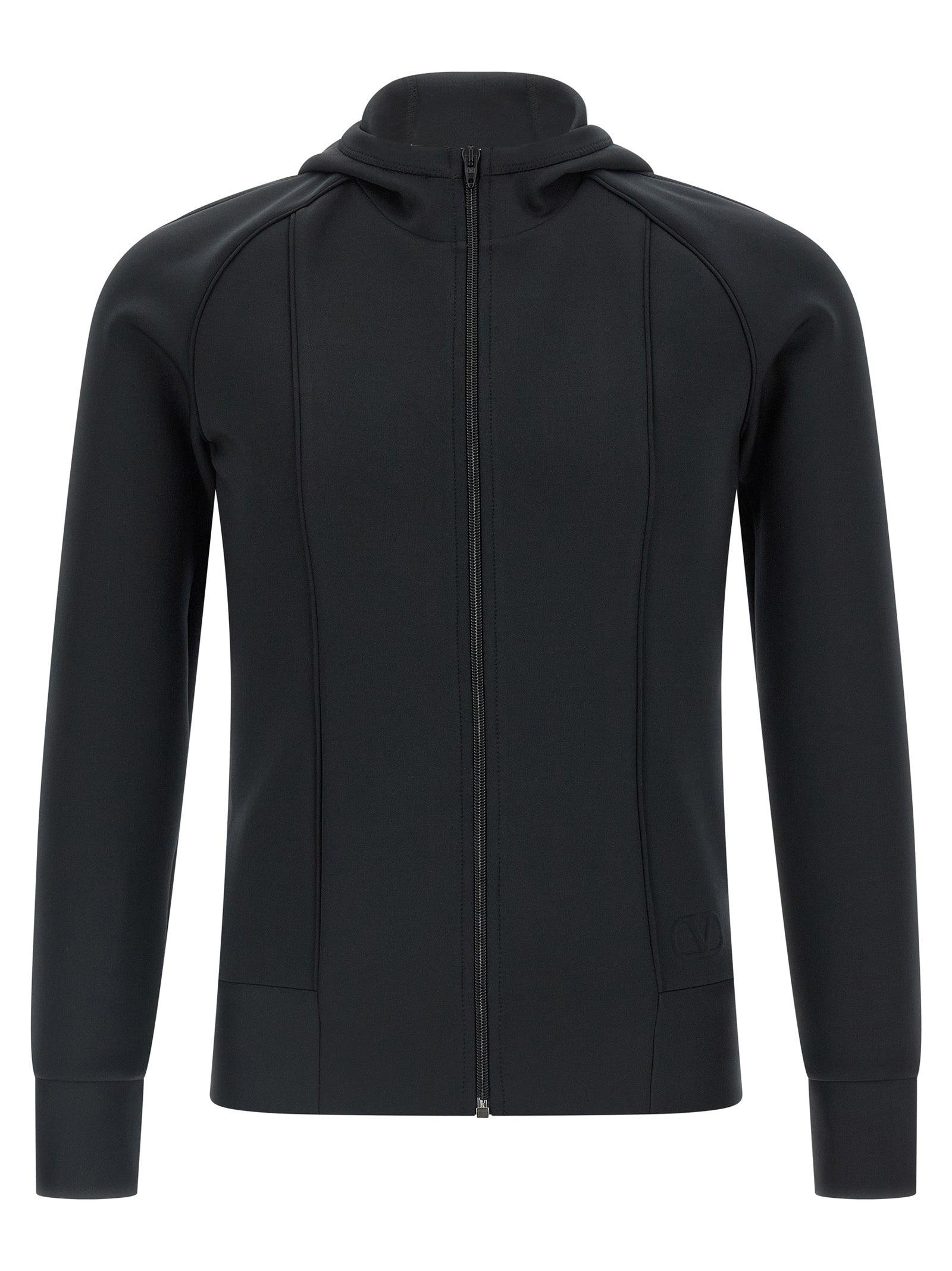 Valentino Garavani Black Polyester Sweatshirt