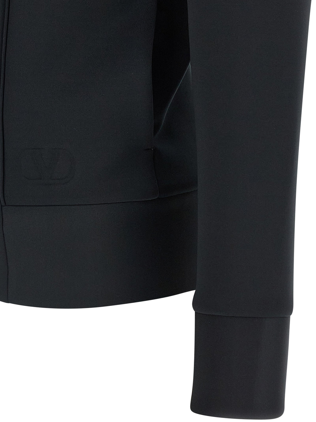 Valentino Garavani Black Polyester Sweatshirt