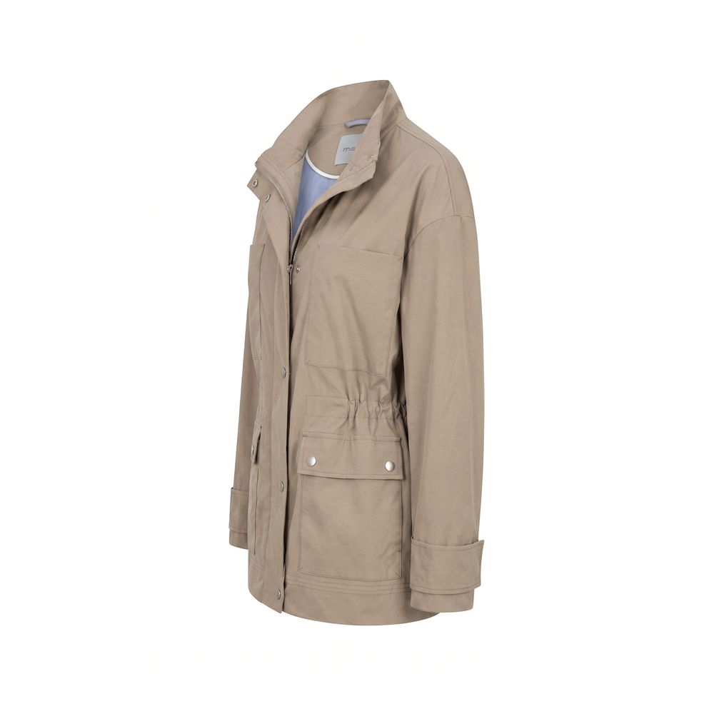 Malo Brown Cotton Women Jacket Malo