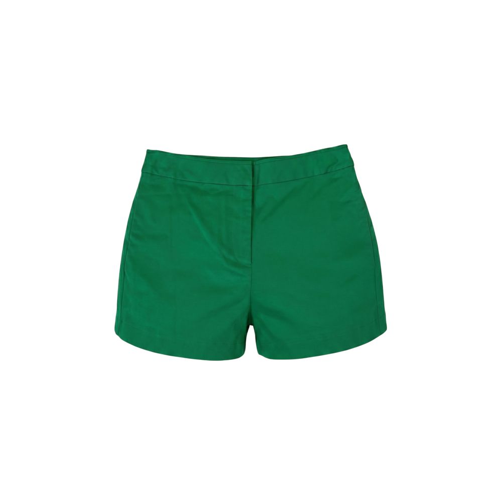 Malo Green Cotton Womens Shorts