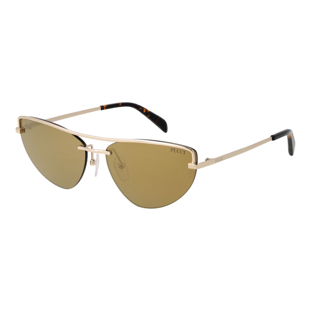 Emilio Pucci Gold Metal Sunglasses