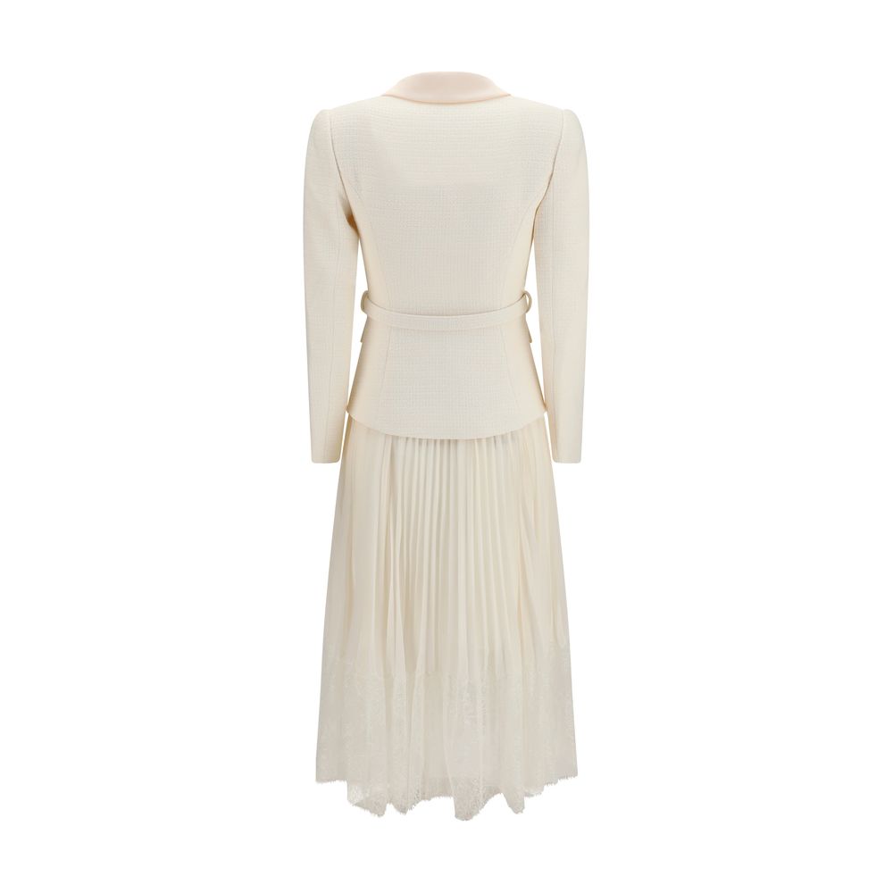 Self-Portrait Beige Polyester Cocktail Dress