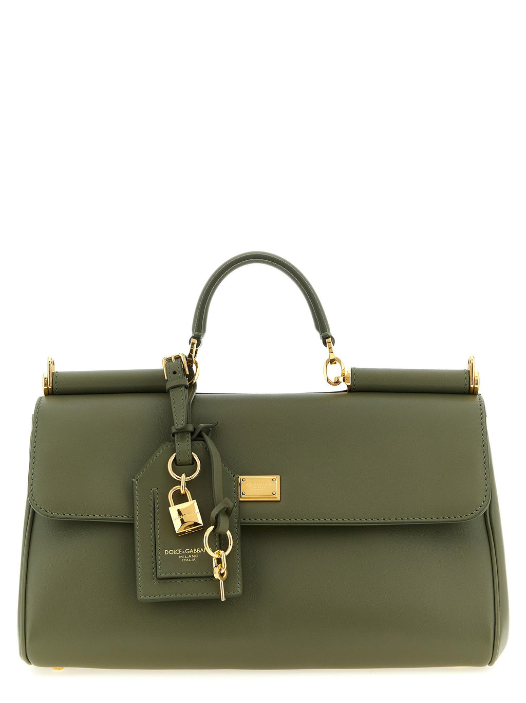 Dolce & Gabbana Bicolor Calfskin Handbag