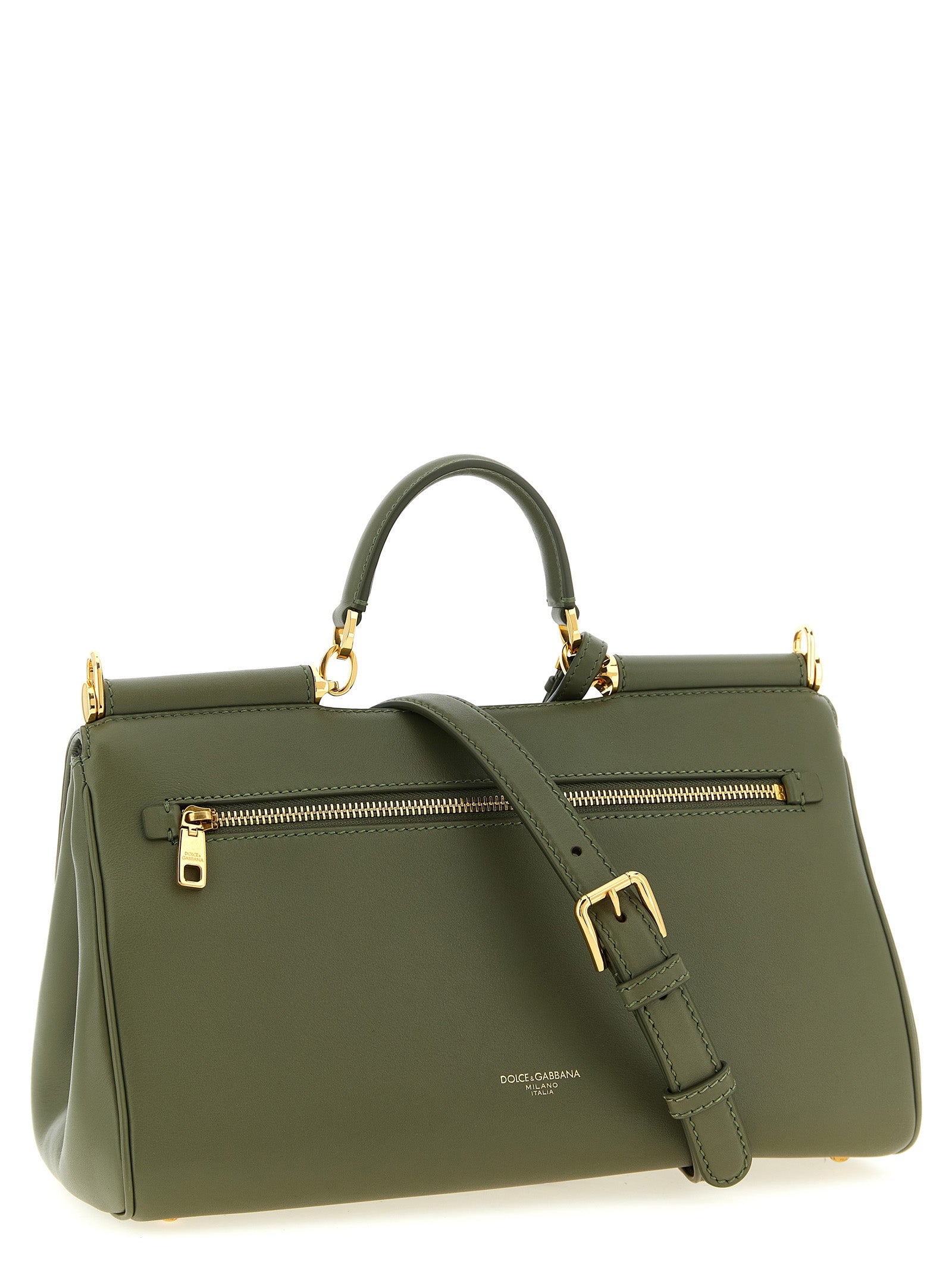 Dolce & Gabbana Bicolor Calfskin Handbag