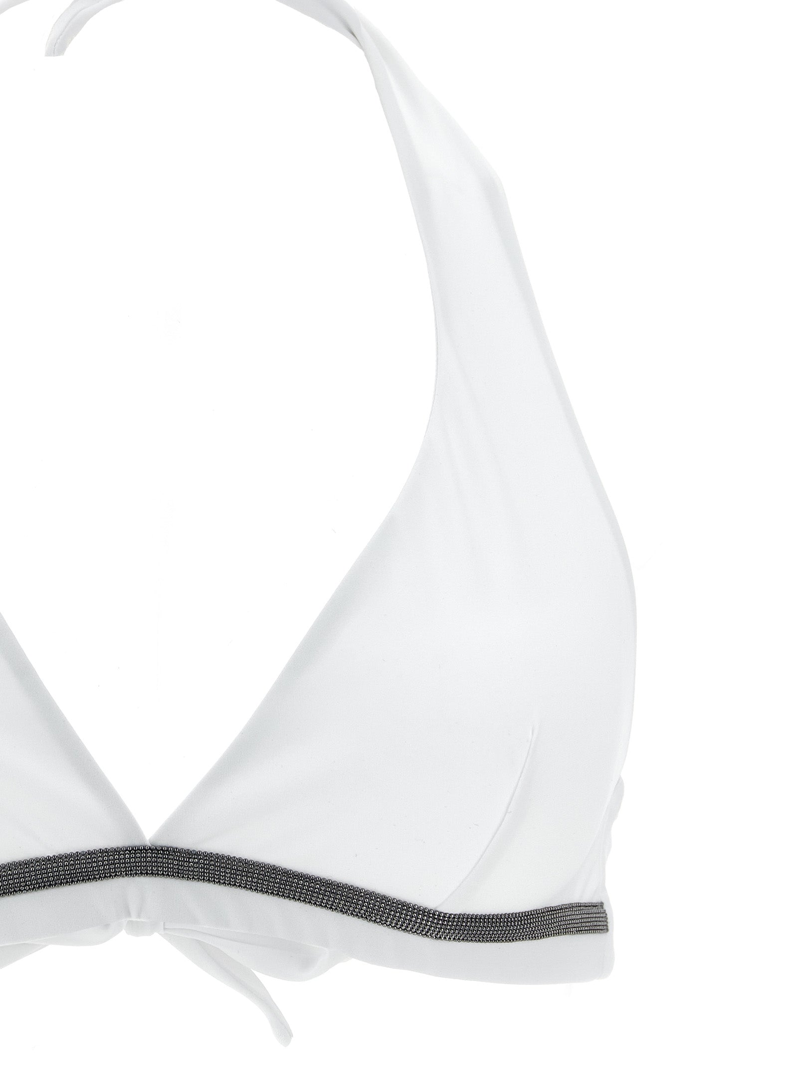 Brunello Cucinelli White Polyamide Bikini