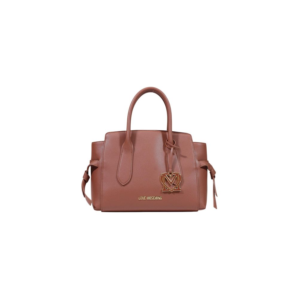 Love Moschino Brown Polyethylene Handbag