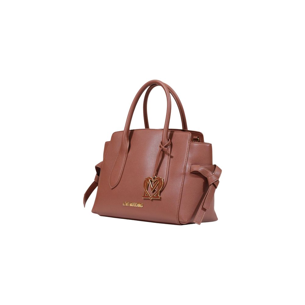Love Moschino Brown Polyethylene Handbag